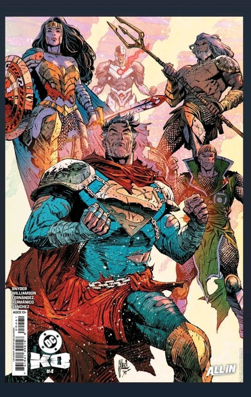 DC K.O. #4 (OF 5) CVR K 1:25 RATIO GUILLEM MARCH CARD STOCK VAR 2/11/26