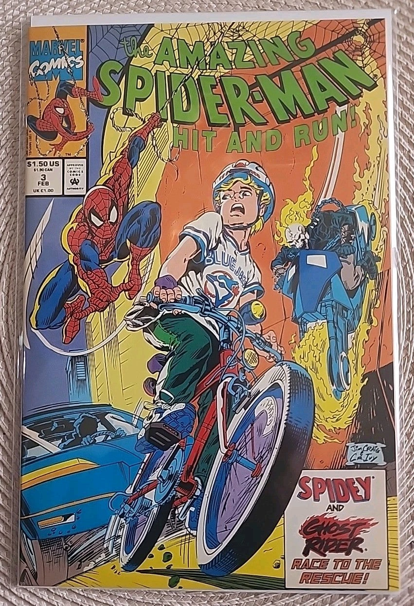 The Amazing Spider-Man: Hit and Run! #3 1992 Marvel Comics Comic Book 
