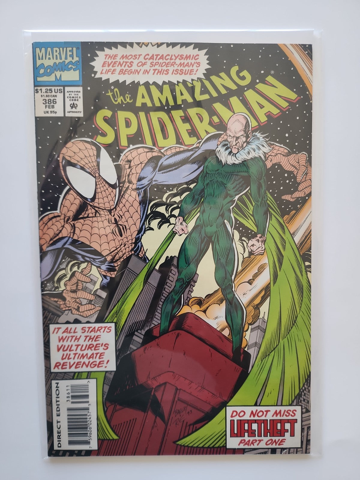AMAZING SPIDER-MAN #386 (1994): VF Sp-1