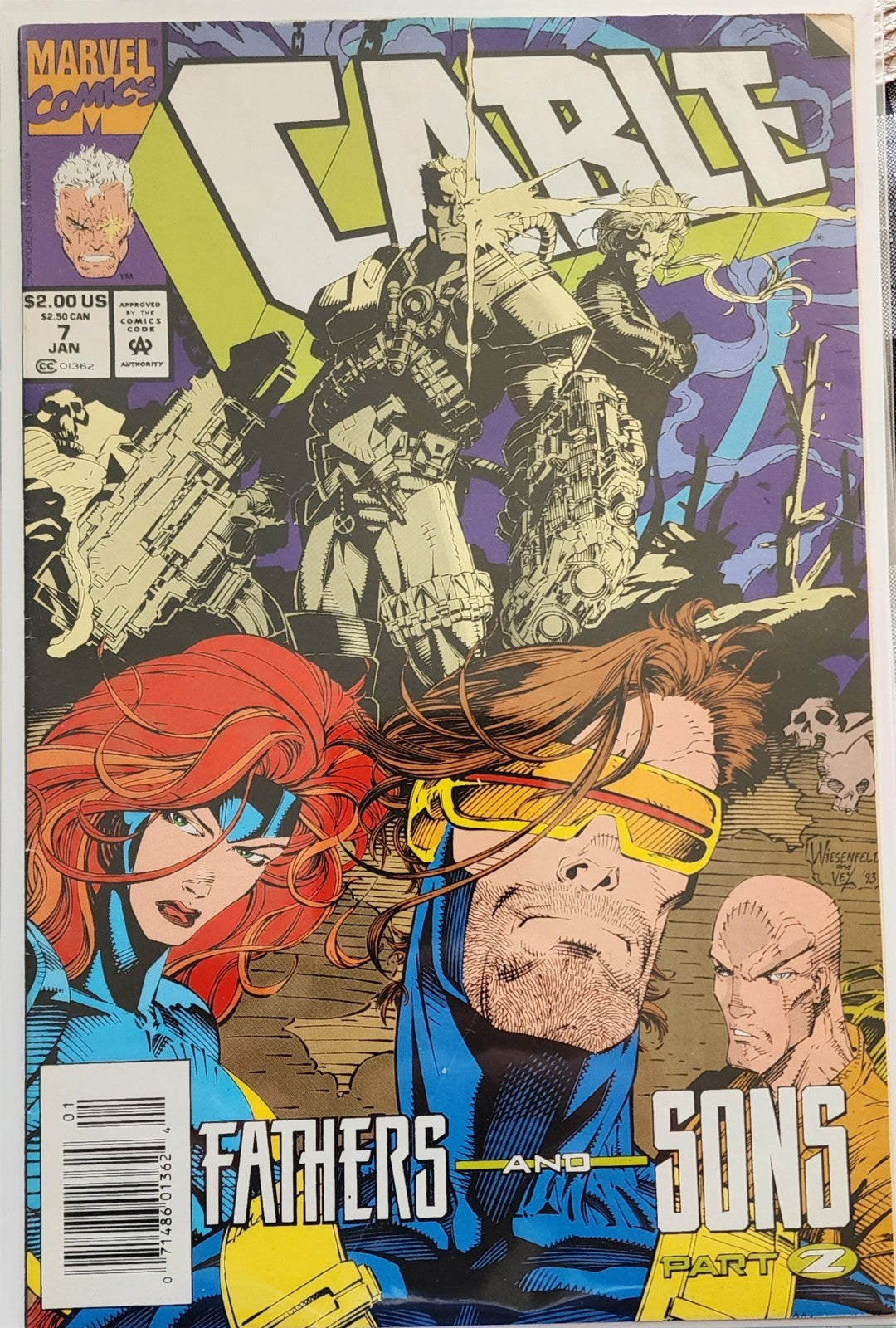 Cable #7 Vol. 1 1994 Marvel Comics 1st App High Grade Comic Book X100-208