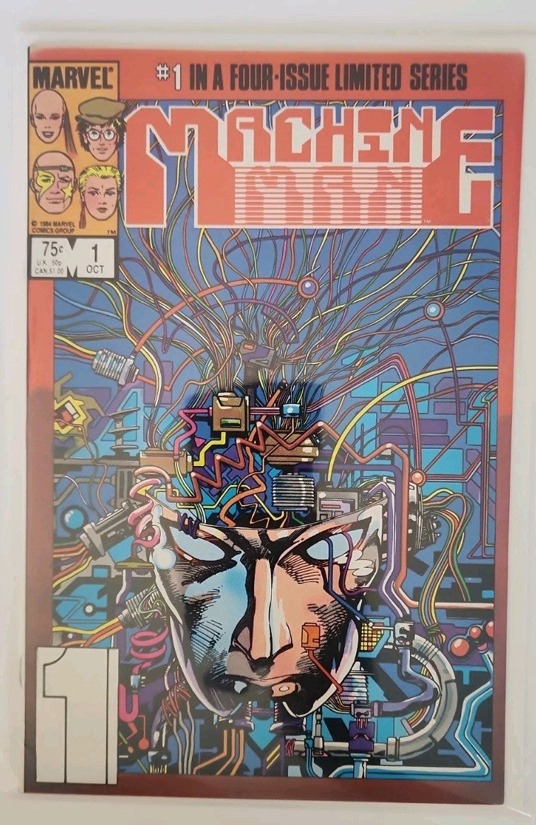 Machine Man # 1-4  1 2 3 4  COMPLETE SET 1984 Barry Windsor Smith Marvel