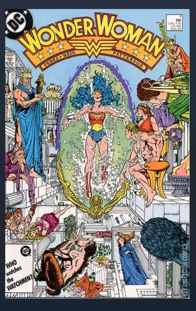 Wonder Woman Vol 2 #7 (1987) 1st app Barbara Minerva/Cheetah George Pérez  KEY