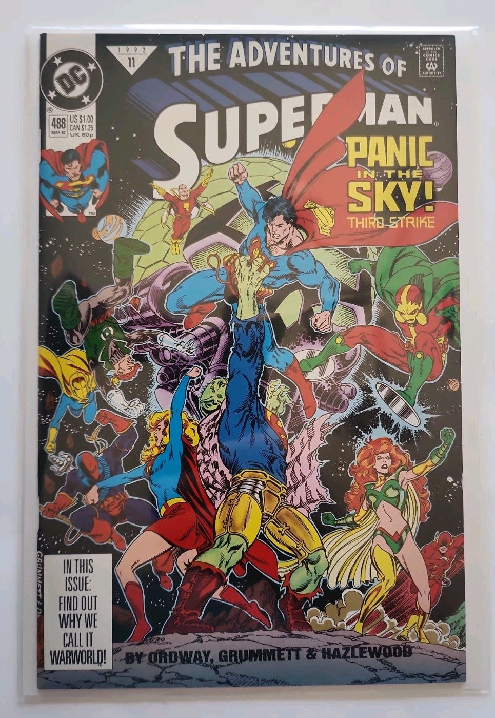 Adventures of Superman #488 Vol. 1 1992 DC Comics High Grade Comic Book Eb-2