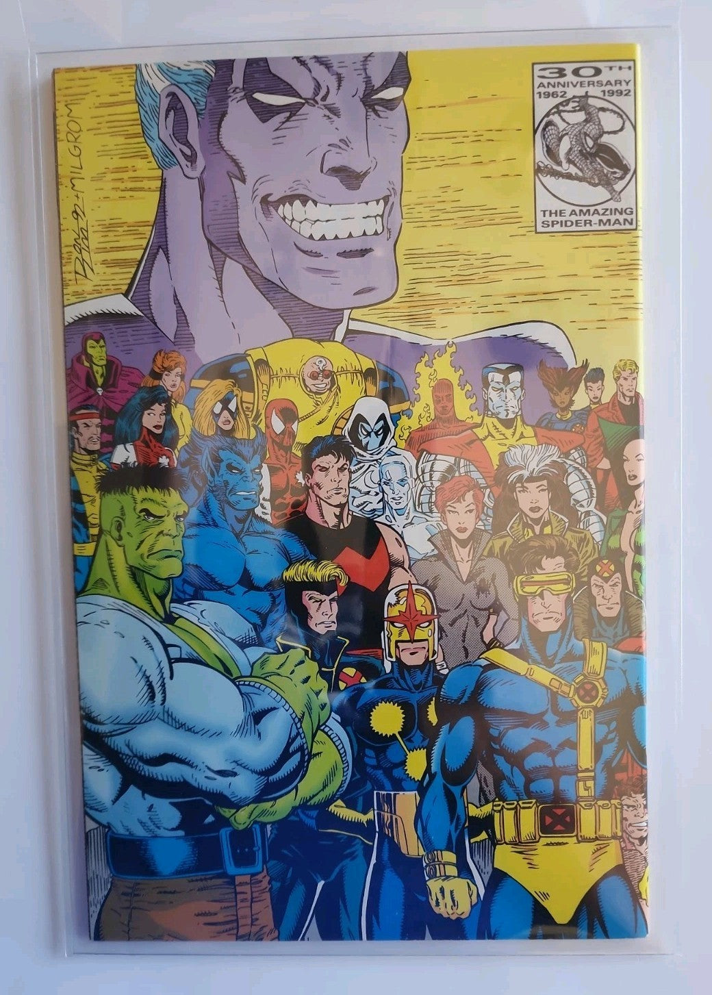 Marvel Comics The Infinity War #1 (1991) Clear Back Board Included Eb-2