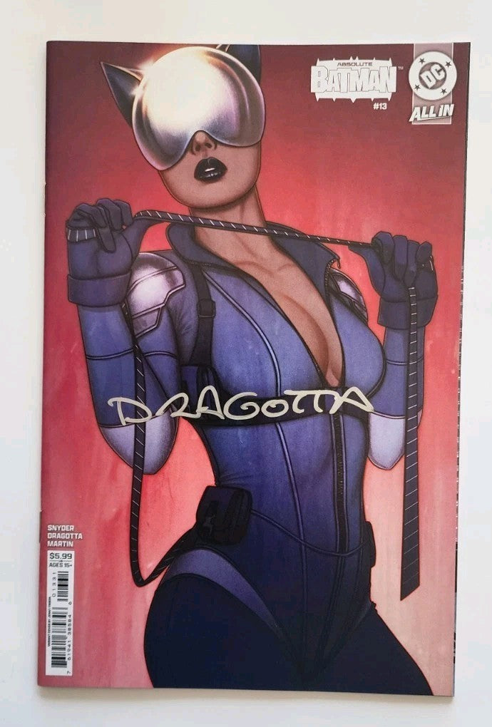 ABSOLUTE BATMAN #13 Signed By Nick Dragotta C Jenny Frison Variant. 9.8  W/COA
