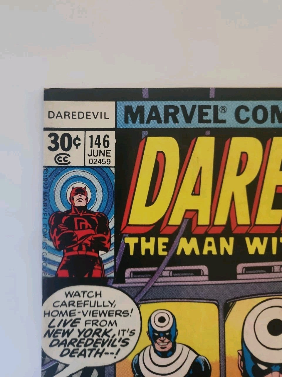 DAREDEVIL #146 HIGHER-GRADE EARLY BULLSEYE APP 1977 Bronze Age Marvel  Eb-2