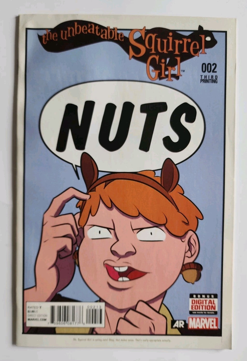 Unbeatable Squirrel Girl #2 3rd Print Marvel  2015 NUTS North & Henderson Eb-2