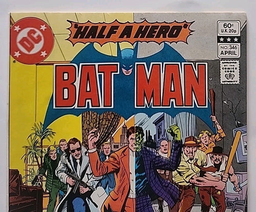 BATMAN  346  NM-/9.2  -  High Grade Two-Face cover with Catwoman backing story!
