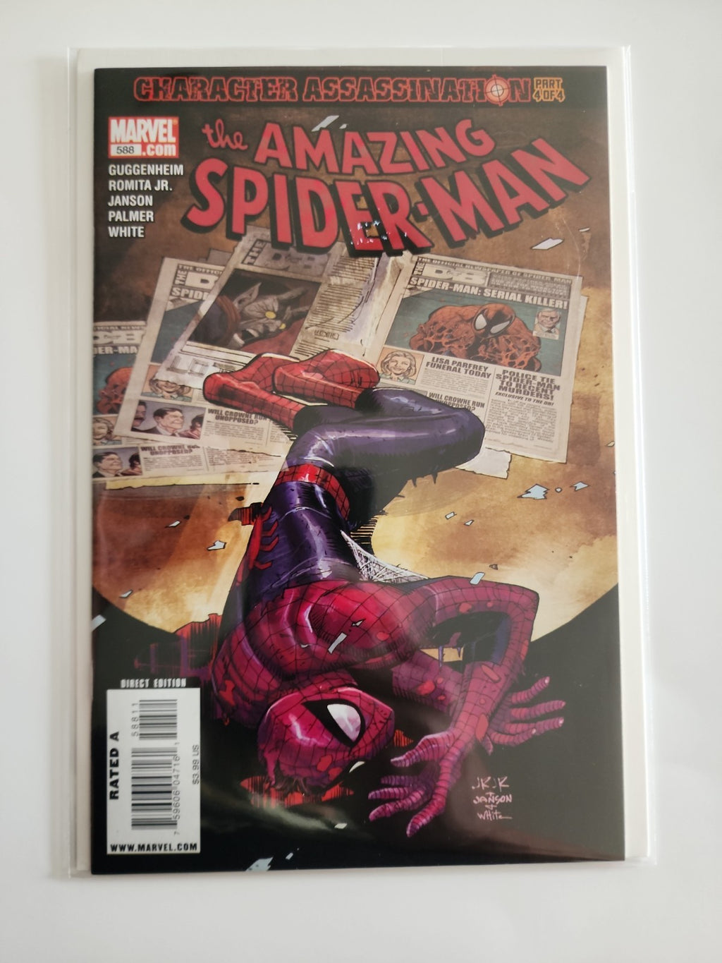 AMAZING SPIDER-MAN #584-588 COMPLETE HIGH GRADE SET SPIDEY VS MENACE Eb-1