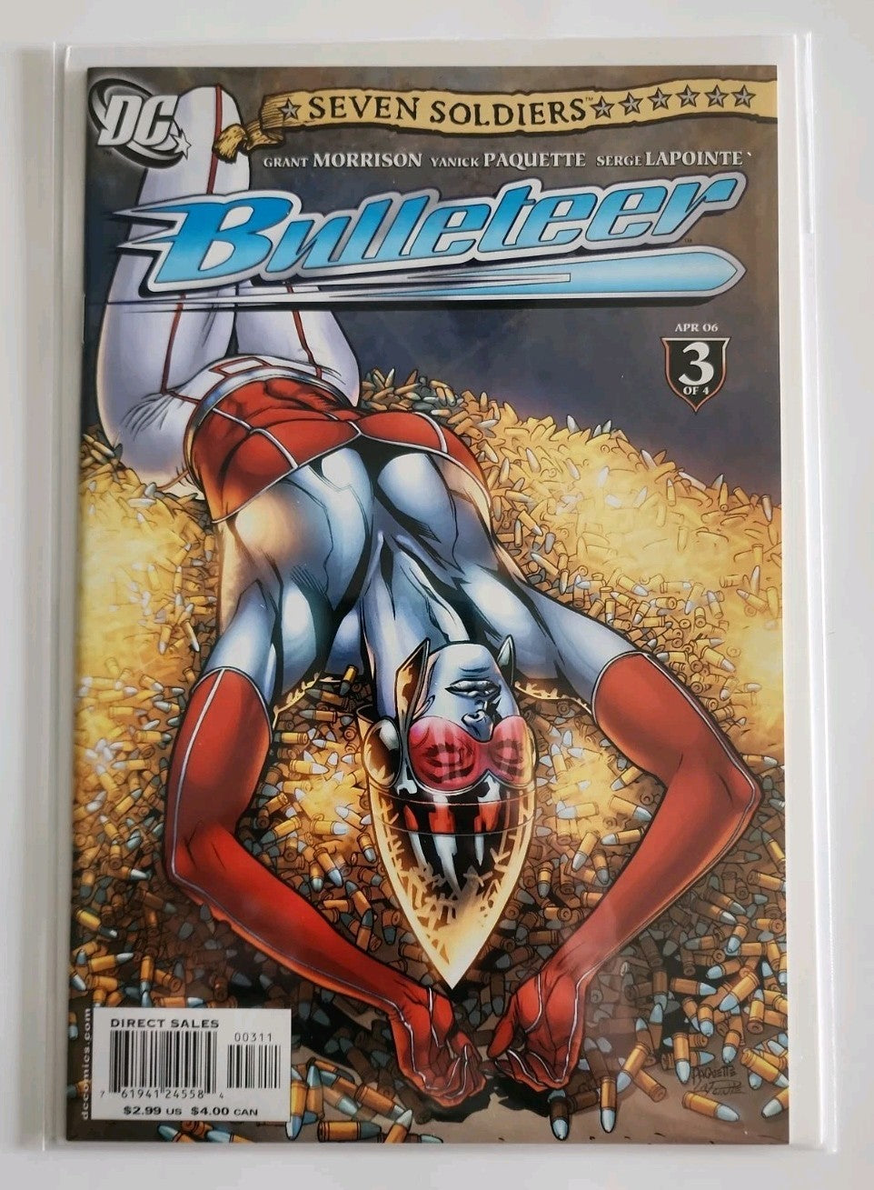SEVEN SOLDIERS: BULLETEER #1-4 (DC Comics) 2006 Morrison & Paquette Eb-1