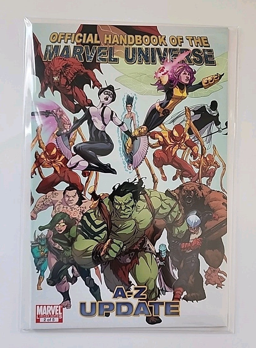 Official Handbook of the Marvel Universe A to Z Update #1-5  2010 VF/NM Eb-1