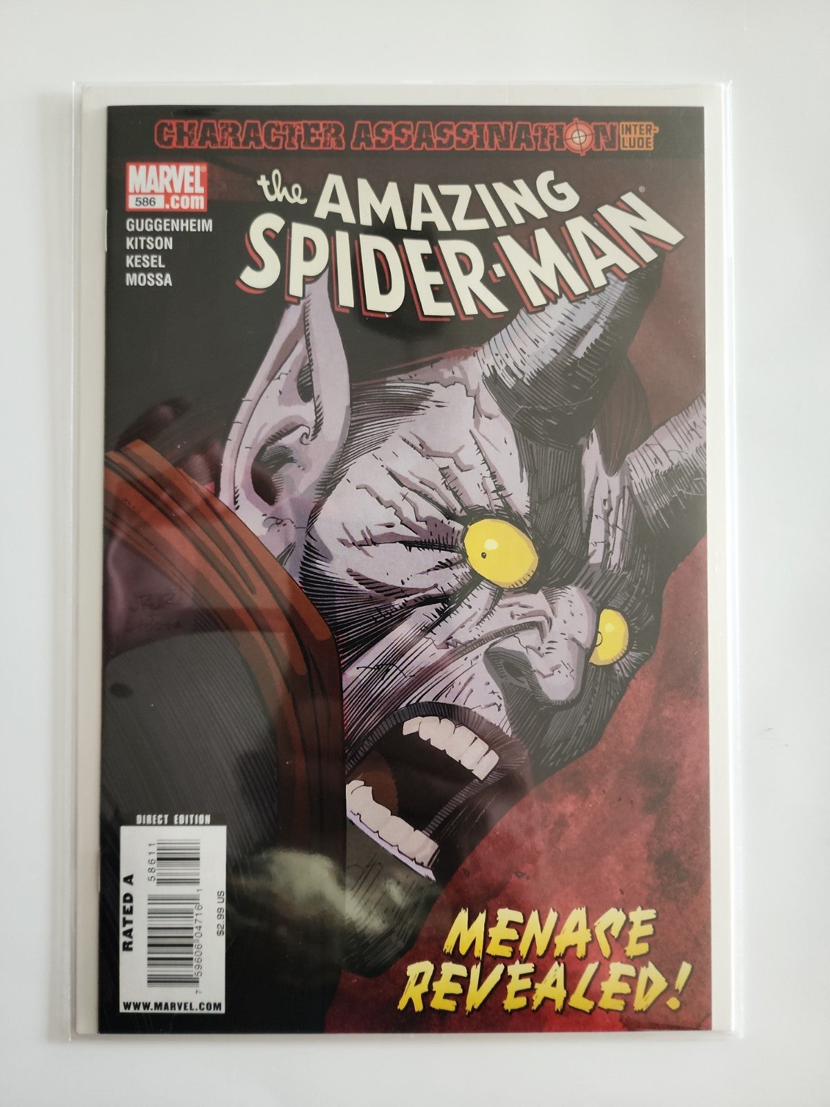 AMAZING SPIDER-MAN #584-588 COMPLETE HIGH GRADE SET SPIDEY VS MENACE Eb-1