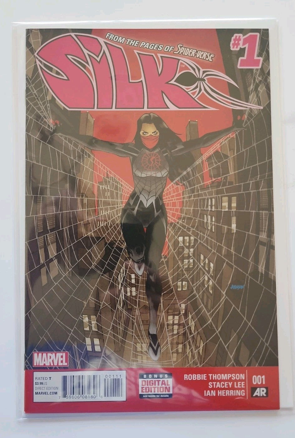 Silk #1 1ST SOLO SERIES Johnson Cover 2015 NM Eb-2