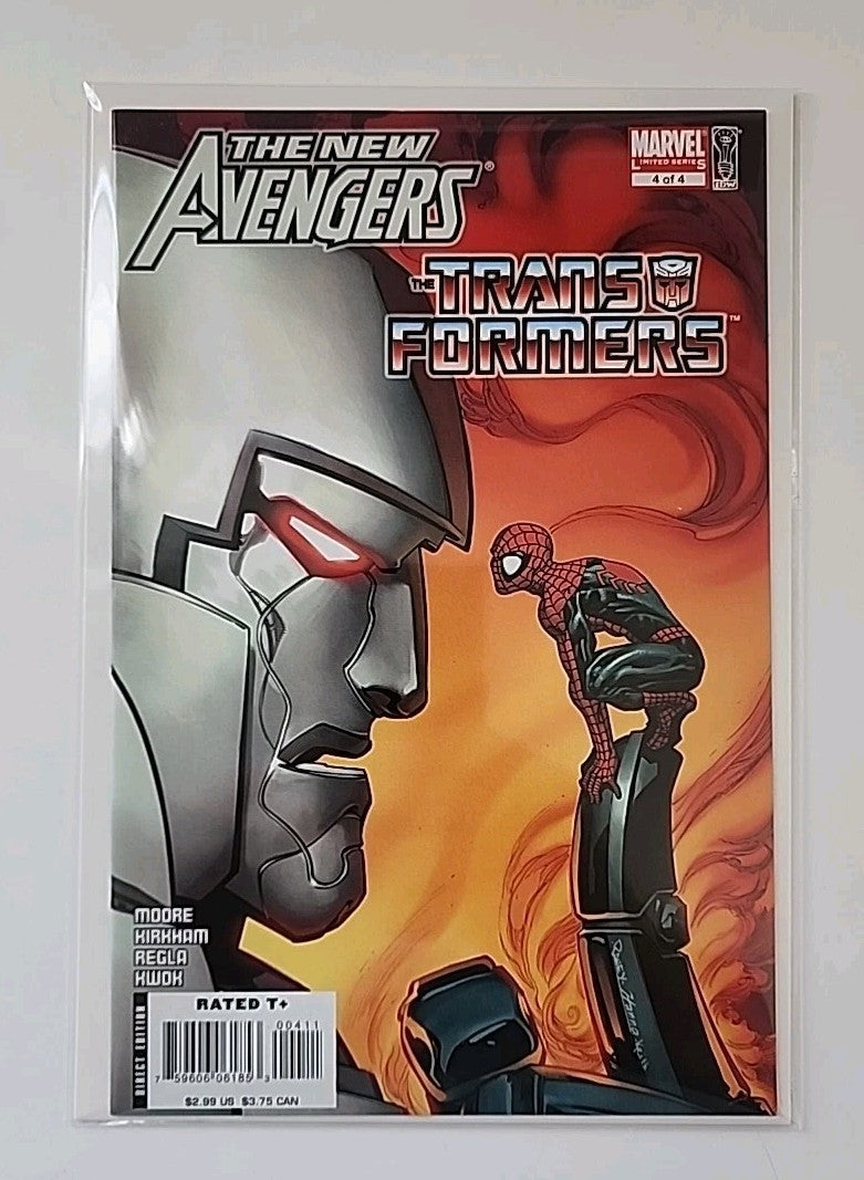New Avengers Transformers  #1-4 Complete Series Set Marvel IDW Comics 2007 Eb-1