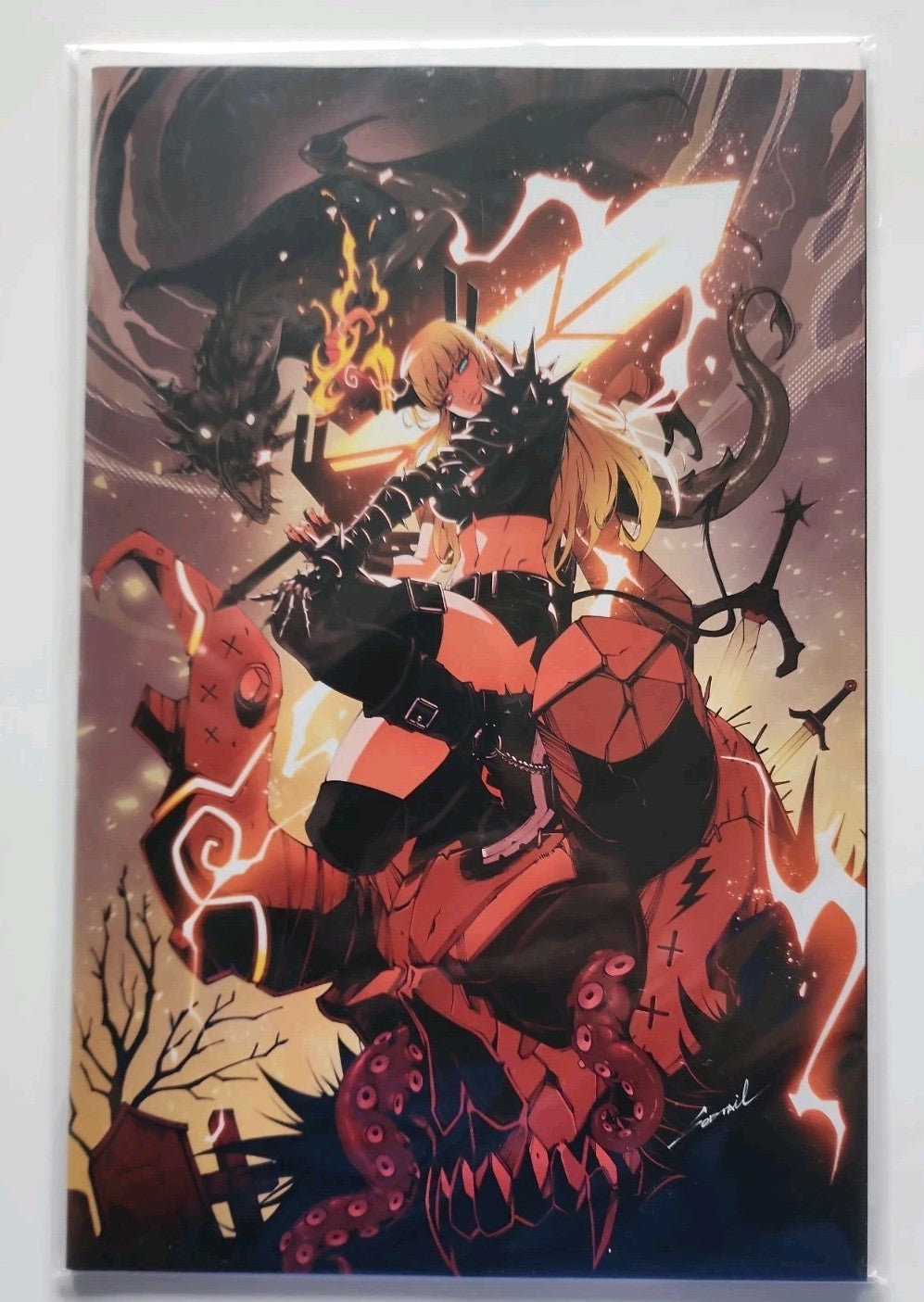 Magik and Colossus #1 Godtail Virgin Variant C And Trade Dress Eb-1