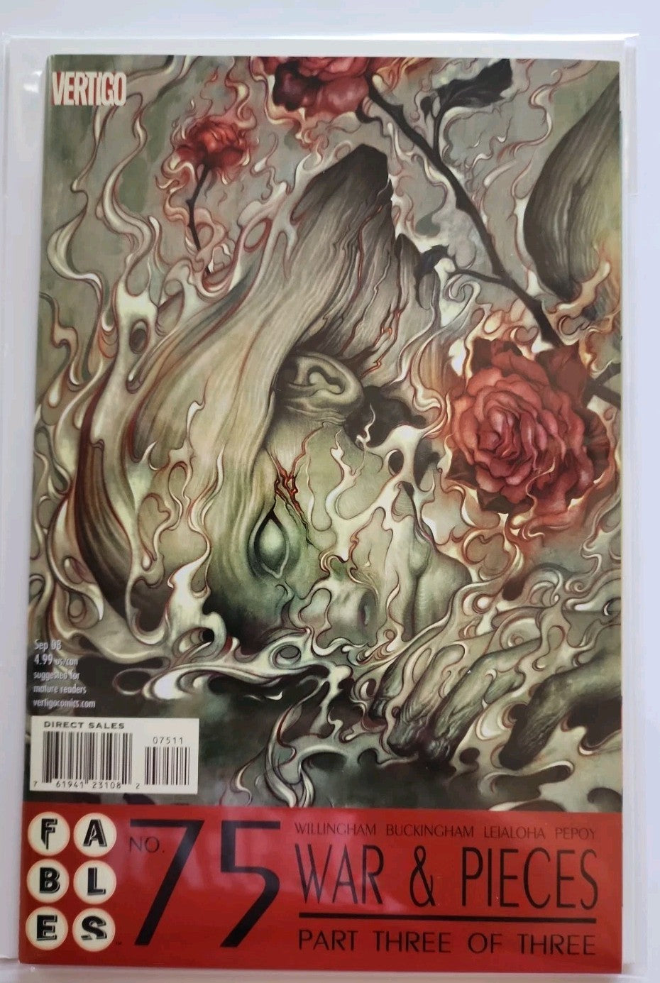 Fables #73-75 - War & Pieces Set Lot - DC Vertigo Comics 2008 Rn-1