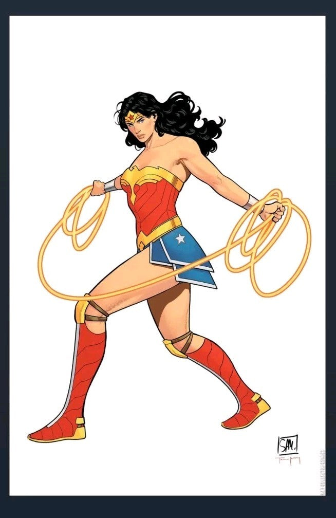 Wonder Woman #31 Cover G Daniel Sampere Corner Box Spot Foil Variant Comic Book