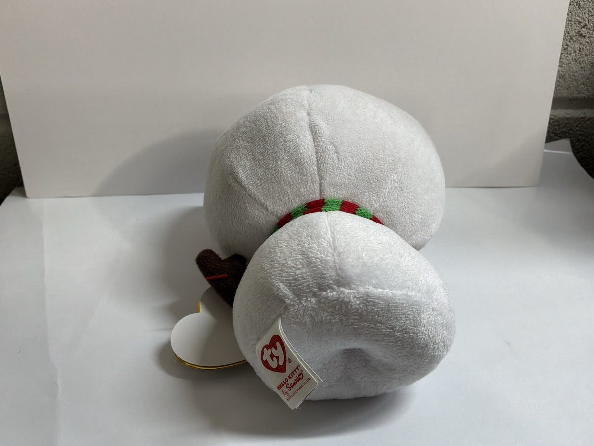 Ty Beanie Baby Hello Kitty Snowkitty Christmas Snowgirl Snowman 6" 15cm New MWMT