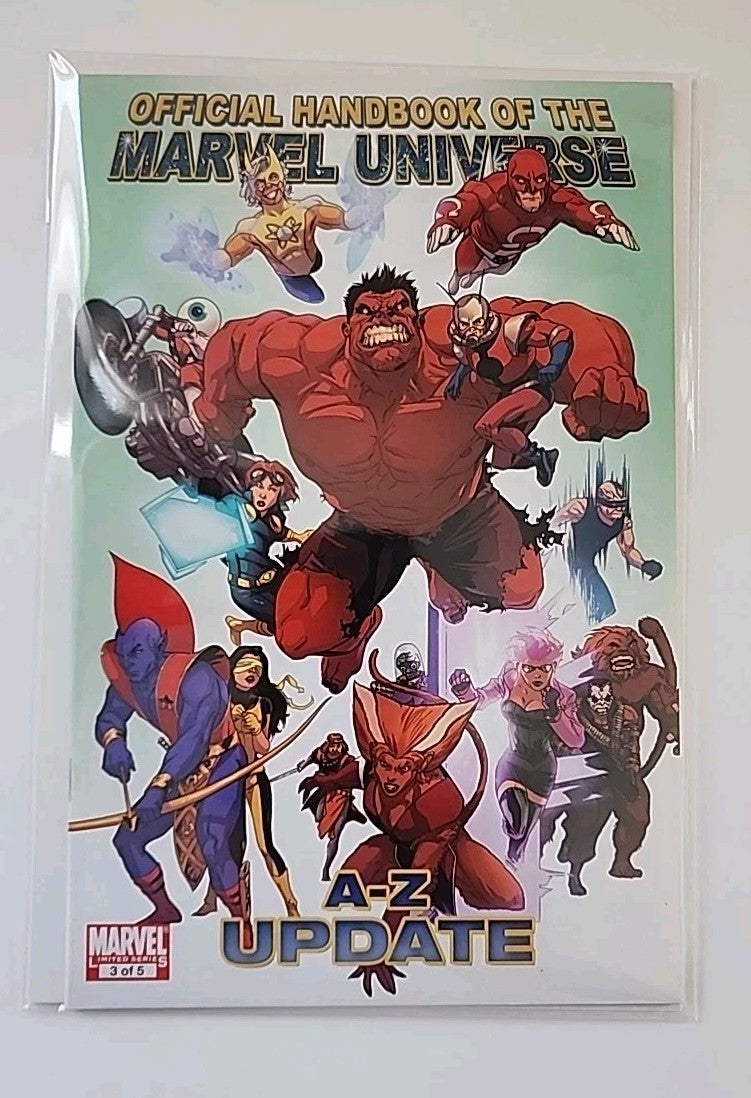Official Handbook of the Marvel Universe A to Z Update #1-5  2010 VF/NM Eb-1