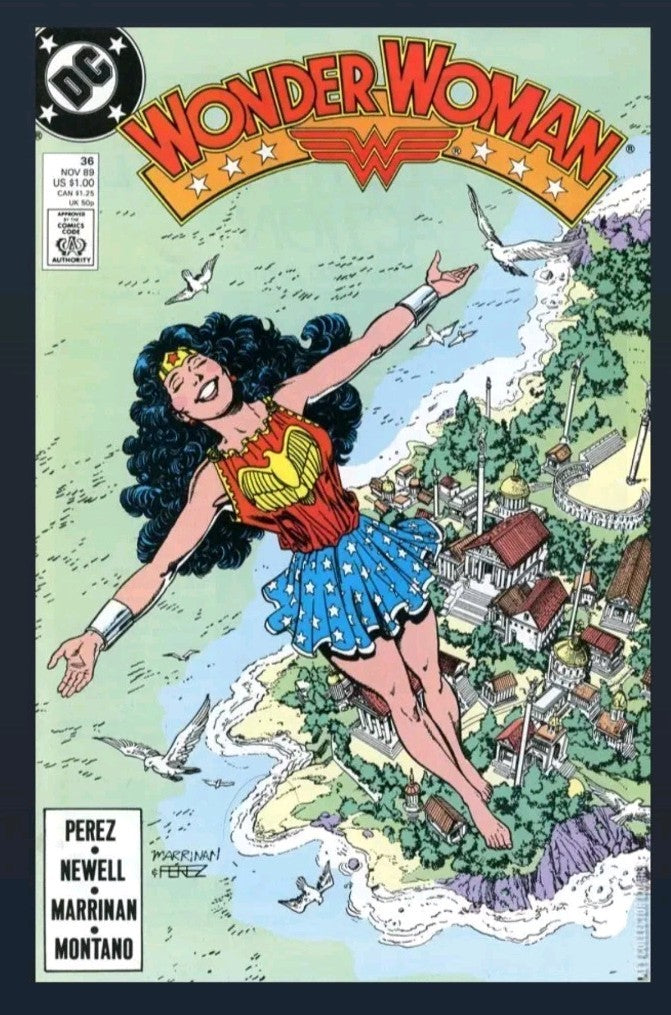 Wonder Woman #36 DC Comics George Perez Direct Edition 1989