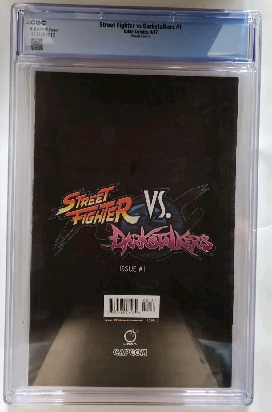 Street Fighter VS Darkstalkers #1 ARTGERM 1:20 Morrigan Chun-li CGC 9.8