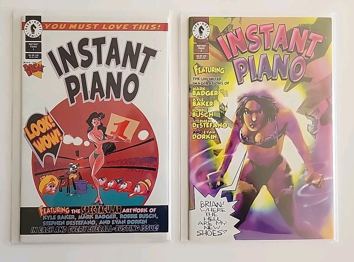 Instant Piano #1, #2, #3 & #4 -Evan Dorkin - Dark Horse Comics  1994 VG+  Eb-1