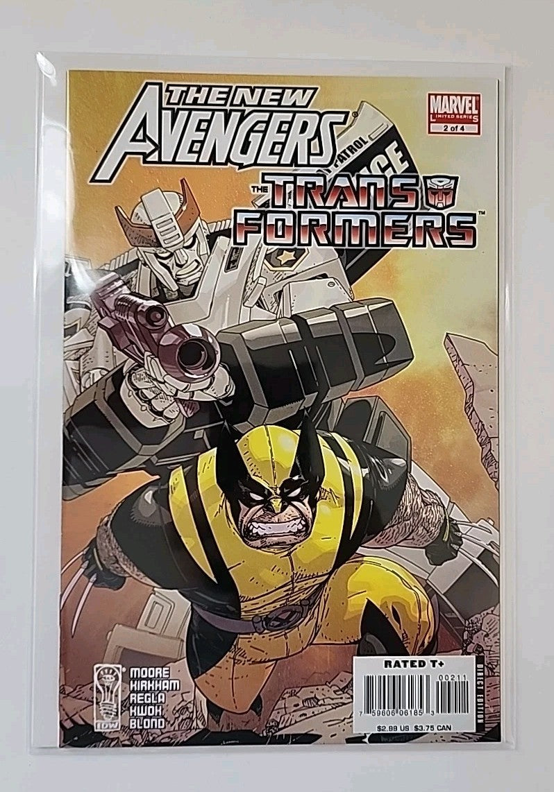 New Avengers Transformers  #1-4 Complete Series Set Marvel IDW Comics 2007 Eb-1