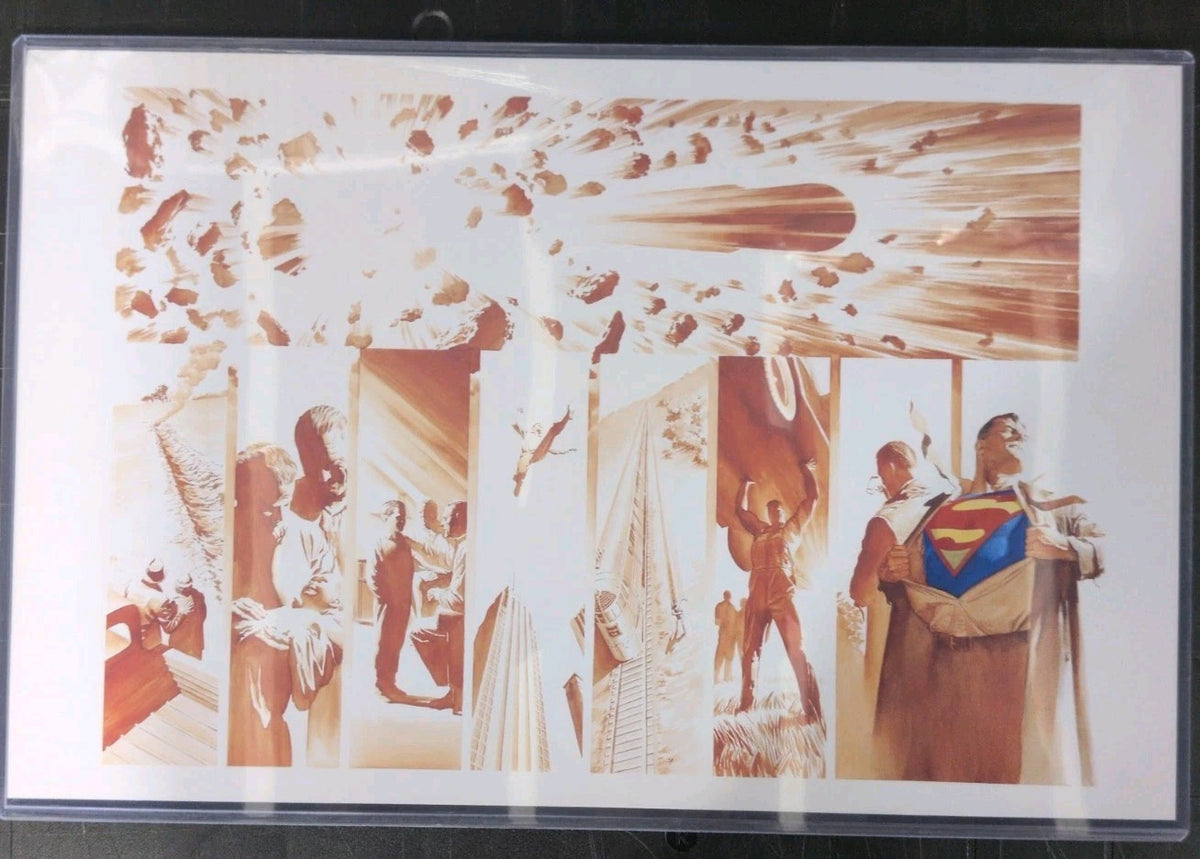 Alex Ross Superman Origins Peace on Earth SDCC 11x17 Print DC Collector Club
