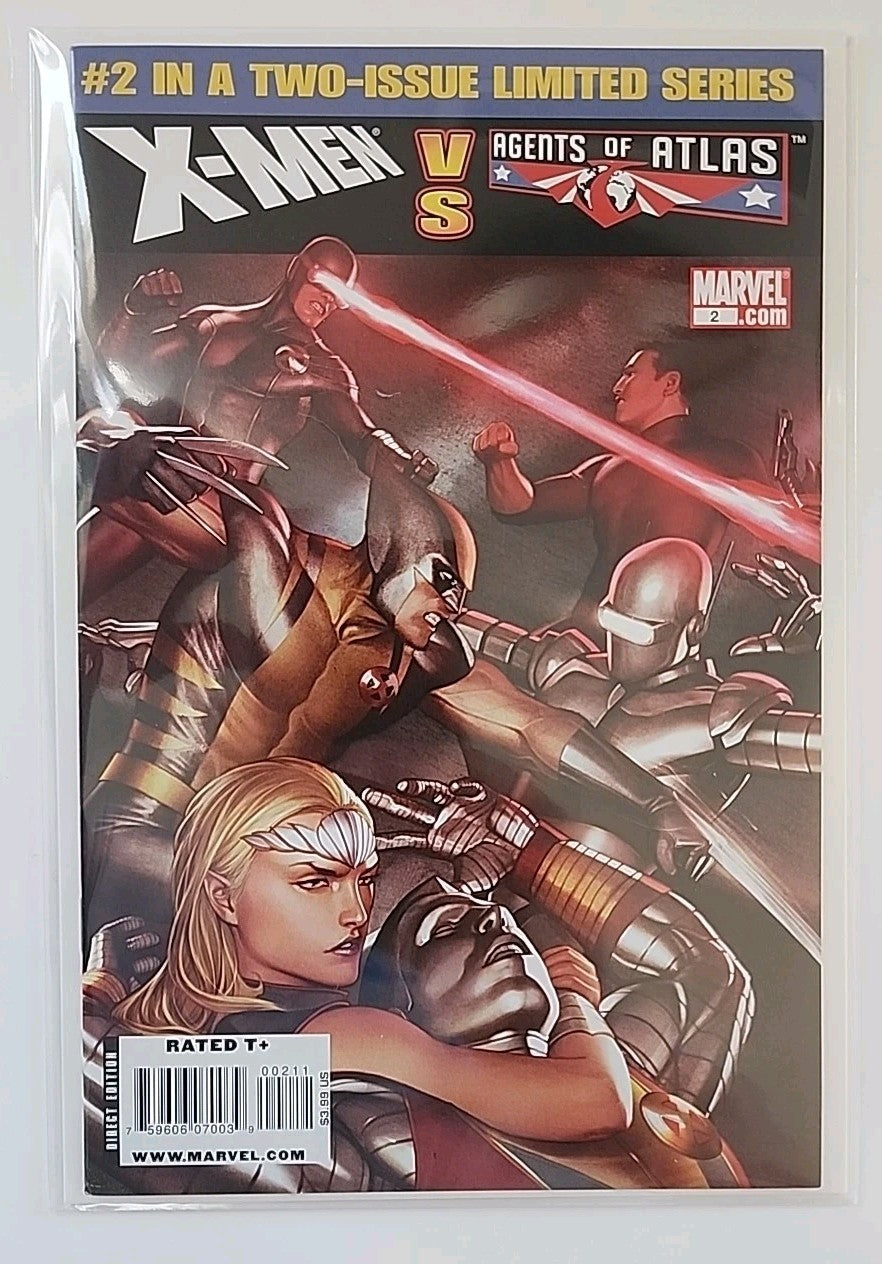 X-Men vs. Agents of Atlas #1-2 Complete Series Set Eb-1