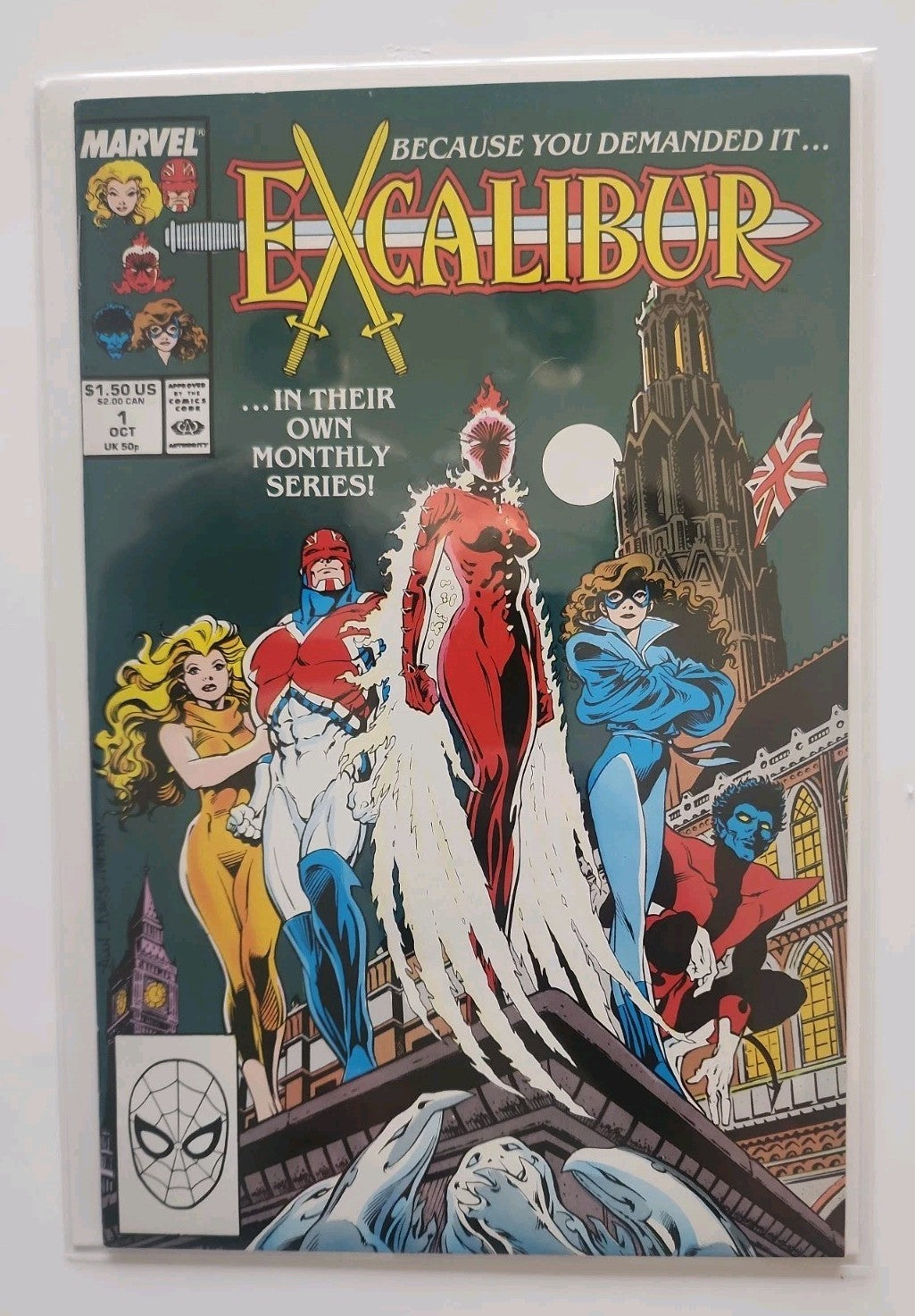 Excalibur #1 Vol. 1 1988 Marvel Comics 1st App Newsstand High Grade Eb-2