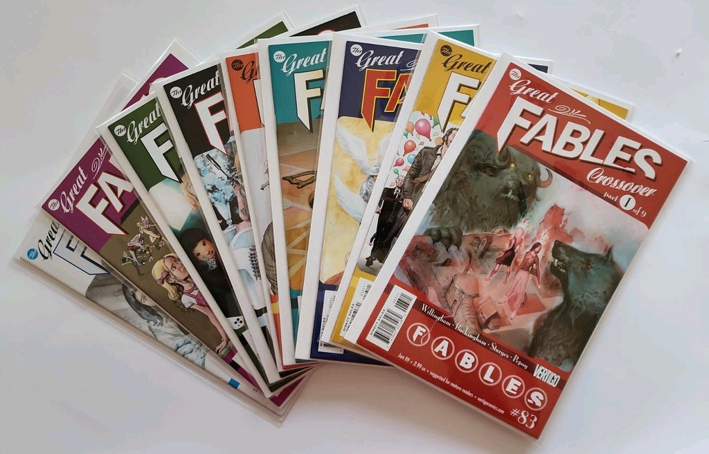 Great Fables Crossover #1-9 VF complete story - Bill Willingham Vertigo set Rn-1