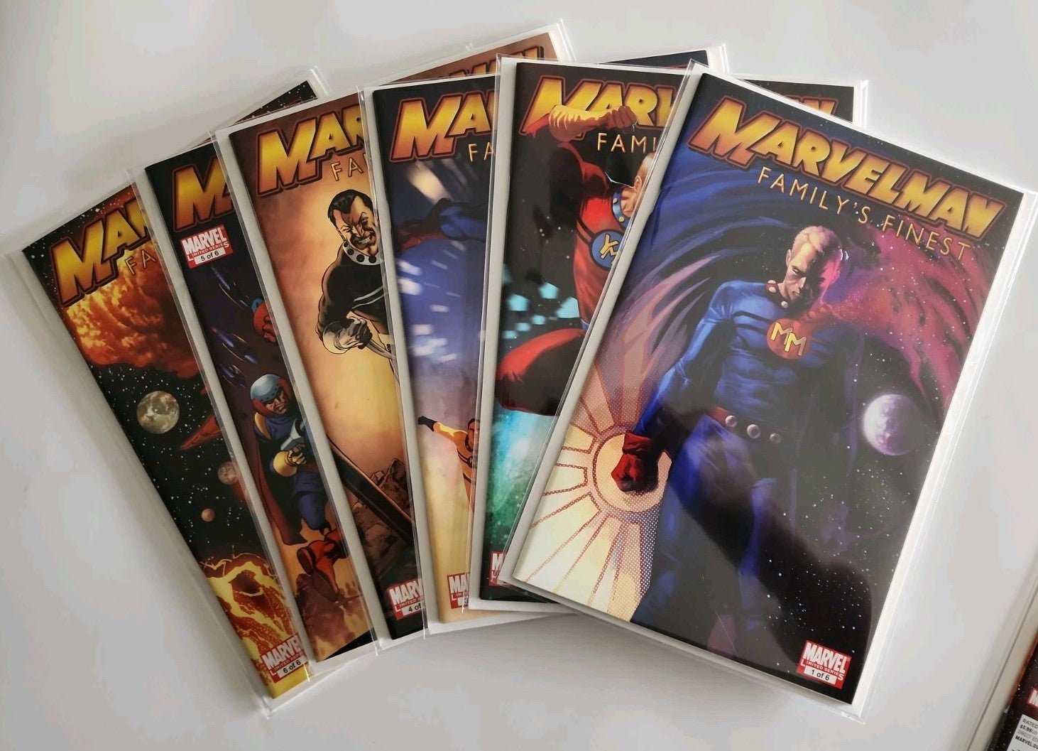Marvelman Family's Finest #1-6 + Complete Set - Miracleman Marvel 2010 Eb-1