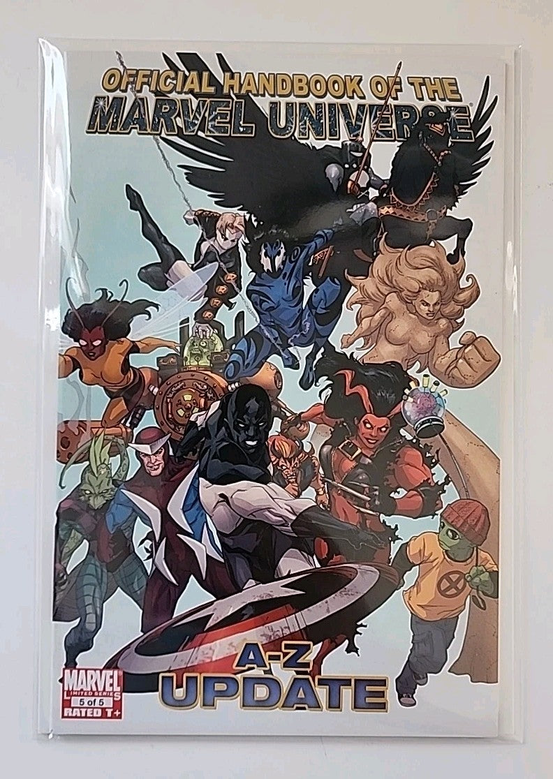 Official Handbook of the Marvel Universe A to Z Update #1-5  2010 VF/NM Eb-1