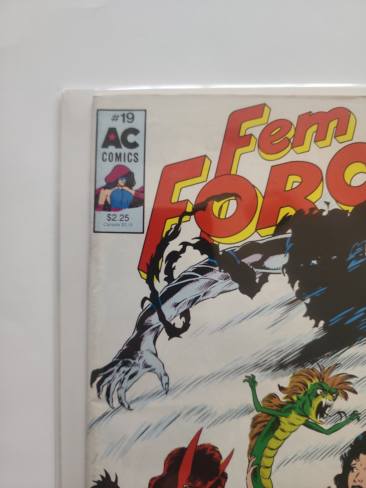 Femforce #19 AC Comics 1989 Key 1st Comic Artwork by  Greg Horn Eb-2