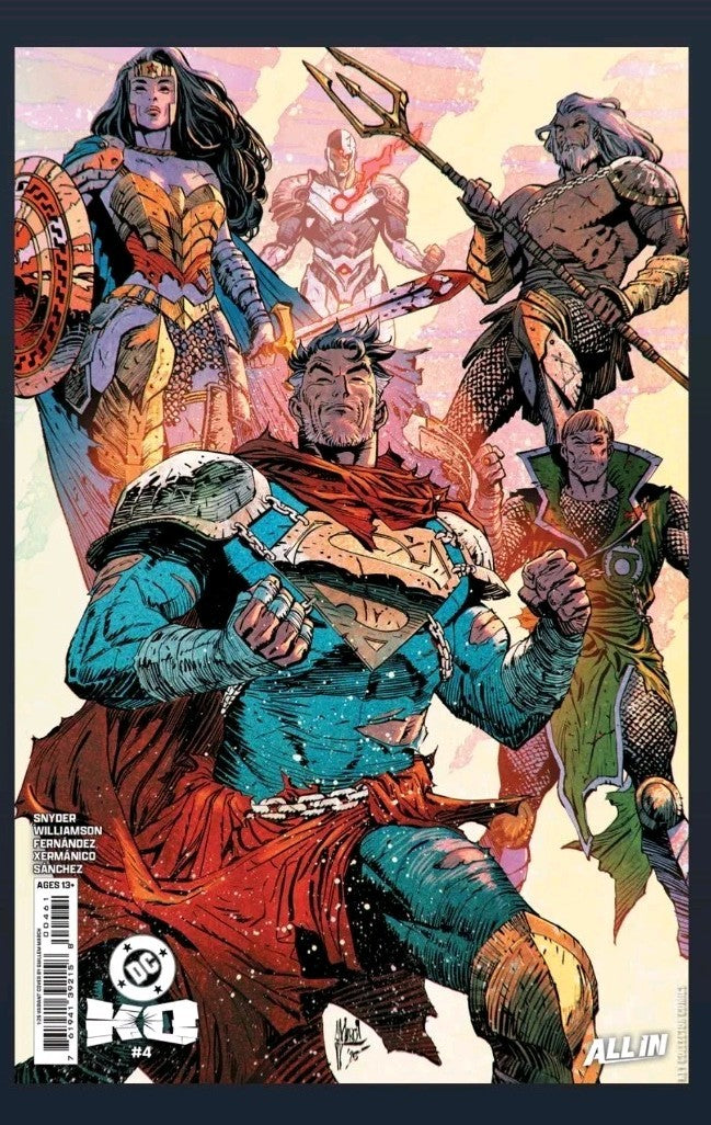 DC K.O. #4 (OF 5) CVR K 1:25 RATIO GUILLEM MARCH CARD STOCK VAR 2/11/26