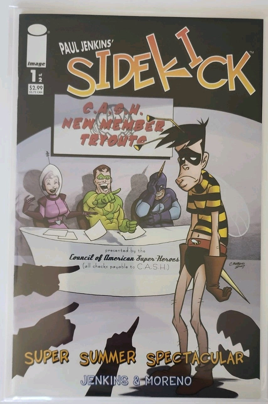 Paul Jenkins’ Sidekick: Super Summer Spectacular 1 and 2 Image Comics 2007 Rn-1