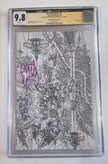 Transformers #1 (5th Print) B&W Virgin  SIGNED by DWJ CGC 9.8