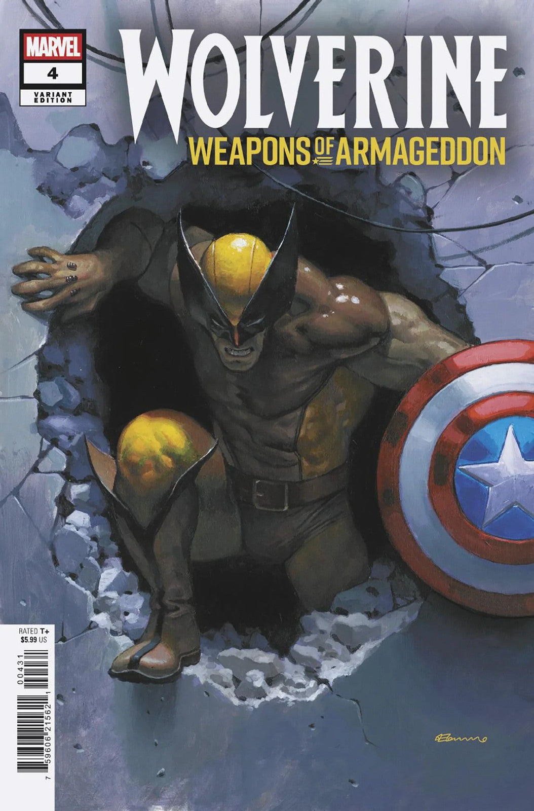 Wolverine: Weapons Of Armageddon #4 Fabrizio De Tommaso Variant