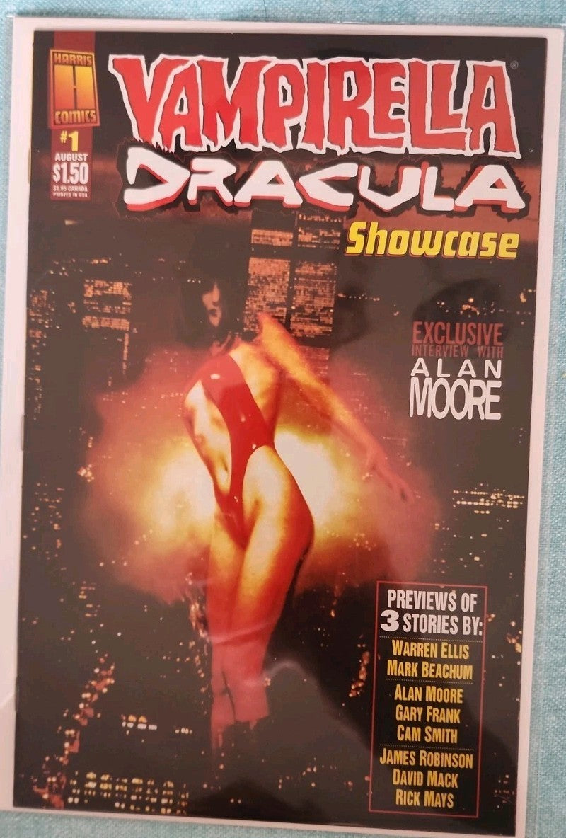 Vampirella: Dracula & Pantha Showcase 1st print 1-shot Flipbook, Alan Moore Eb-2