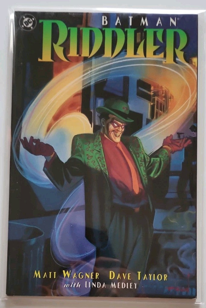 BATMAN RIDDLER Prestige Format Graphic Novel 1995 DC  MATT WAGNER! TAYLOR! Eb-2