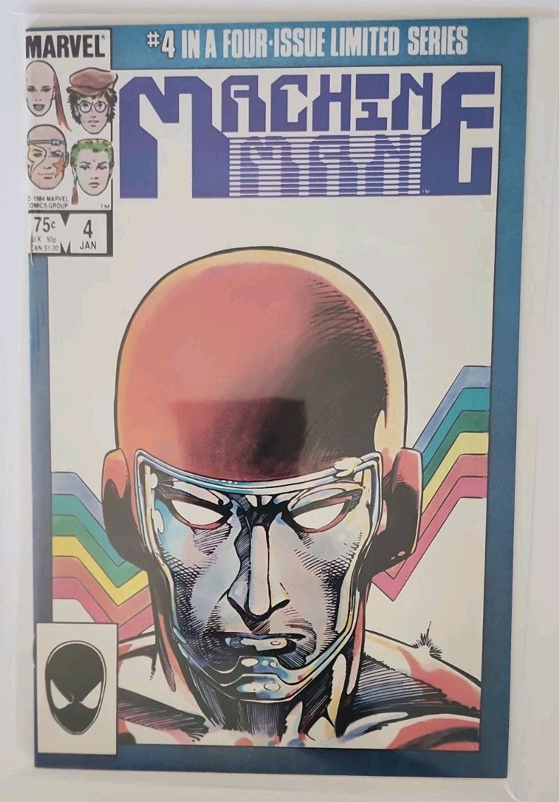 Machine Man # 1-4  1 2 3 4  COMPLETE SET 1984 Barry Windsor Smith Marvel