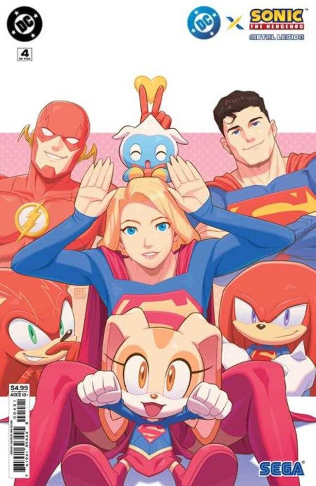 DC X Sonic The Hedgehog Metal Legion #4 (Of 5) Cover B Min Ho Kim Card Stock