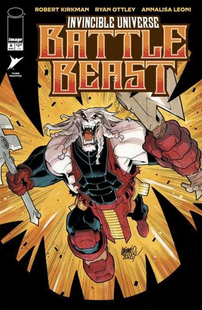 Invincible Universe Battle Beast #6 3rd Printing