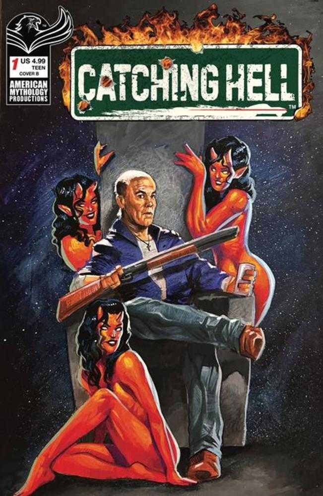 Catching Hell Feat Reggie Bannister #1 Cover B Paul Maitland Variant Previously
