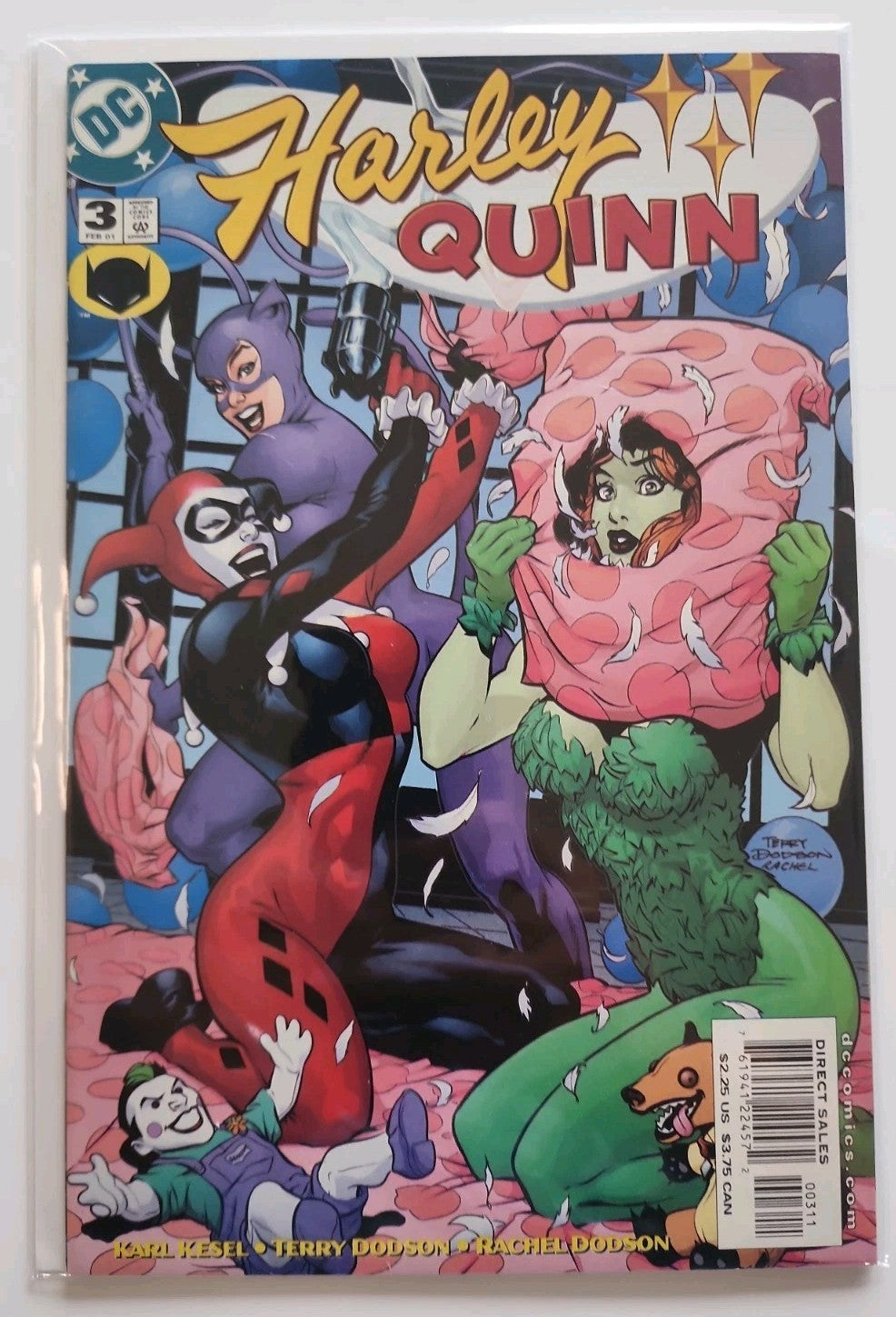 Harley Quinn #3 Vol. 1 2001 DC Comics 1st Gotham City Sirens Eb-2