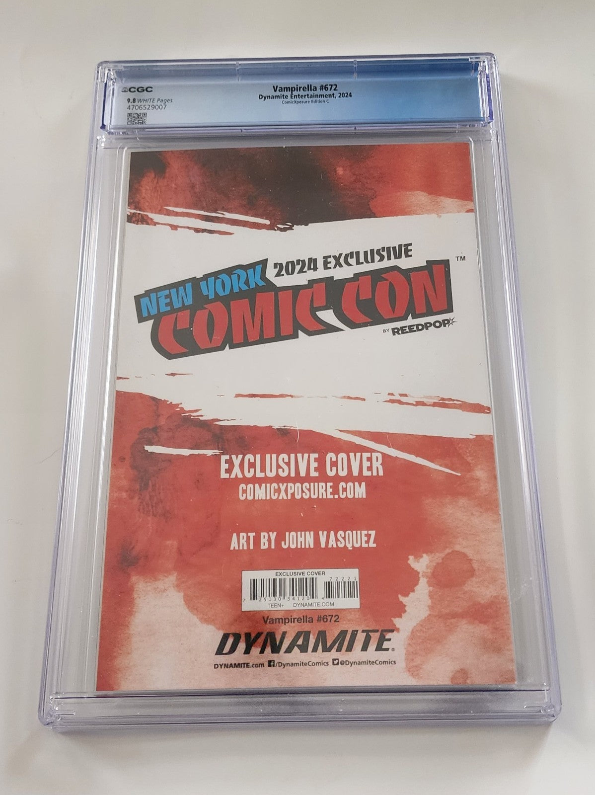 Vampirella 666 #672 Comic Exposure Graded 9.8 Slab