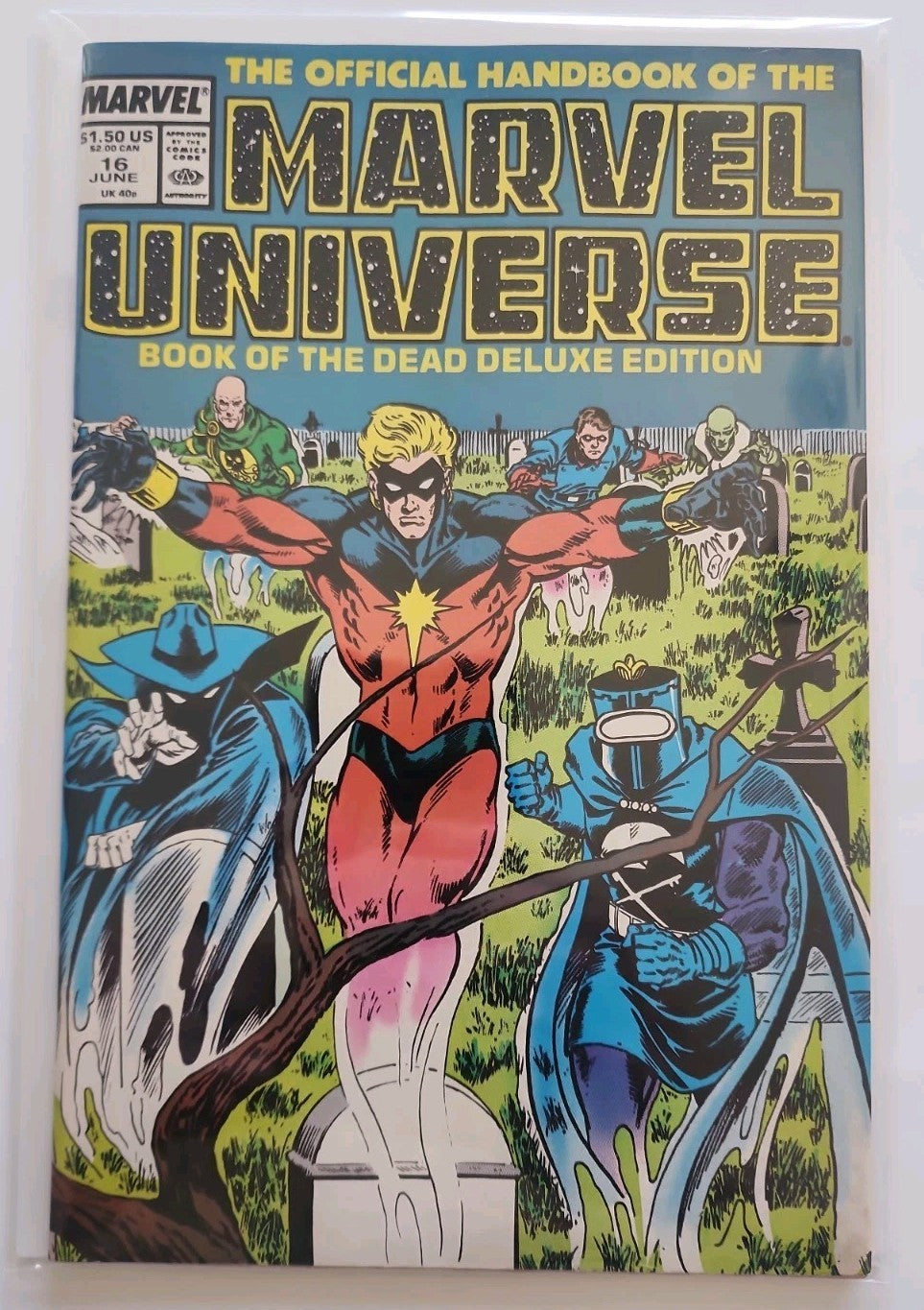 The Official Handbook of the Marvel Universe Deluxe Edition #16 (Marvel 1987)