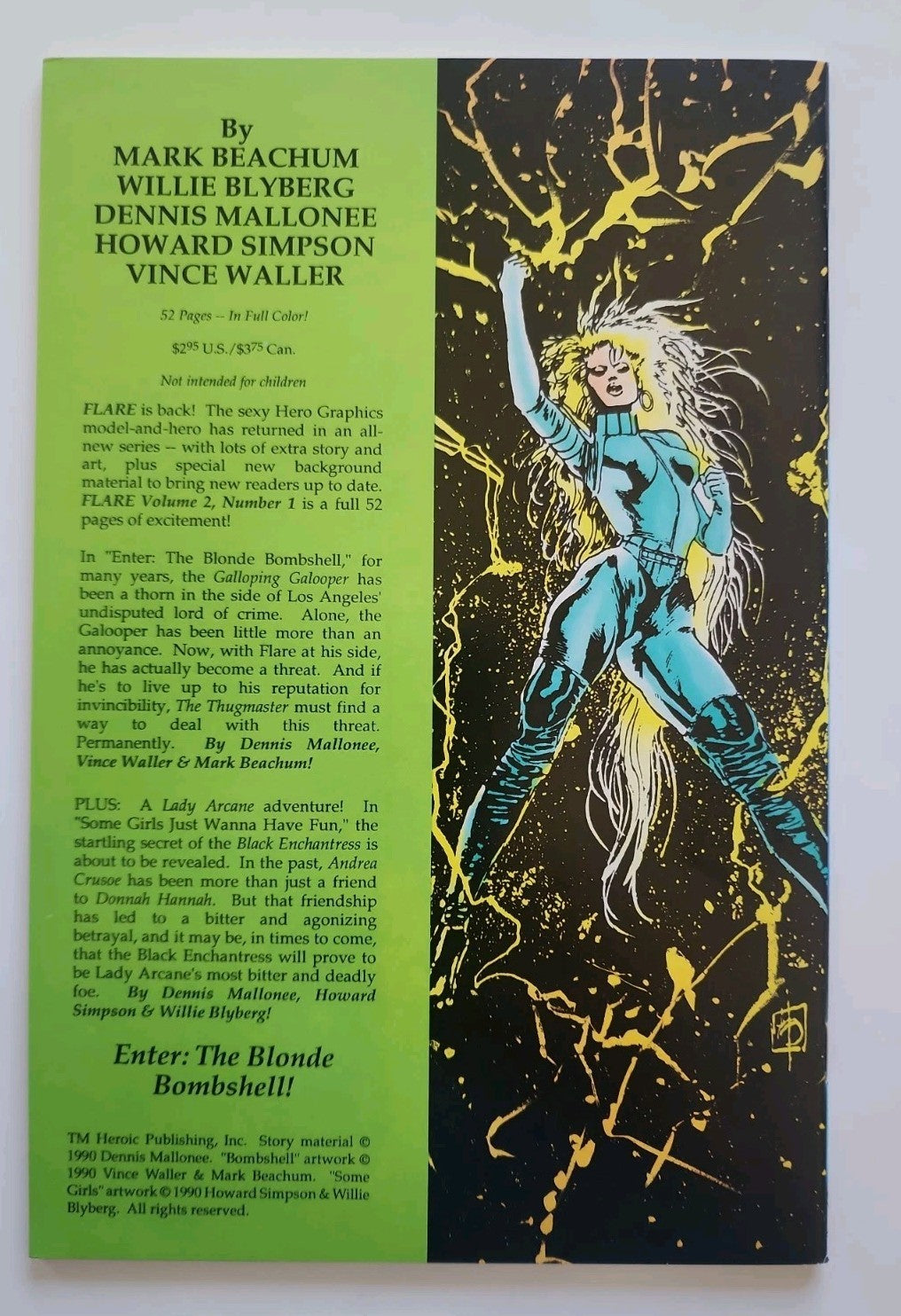 Flare # 1 NM Hero Graphics Comic Book Indy Series 2 Eb-2