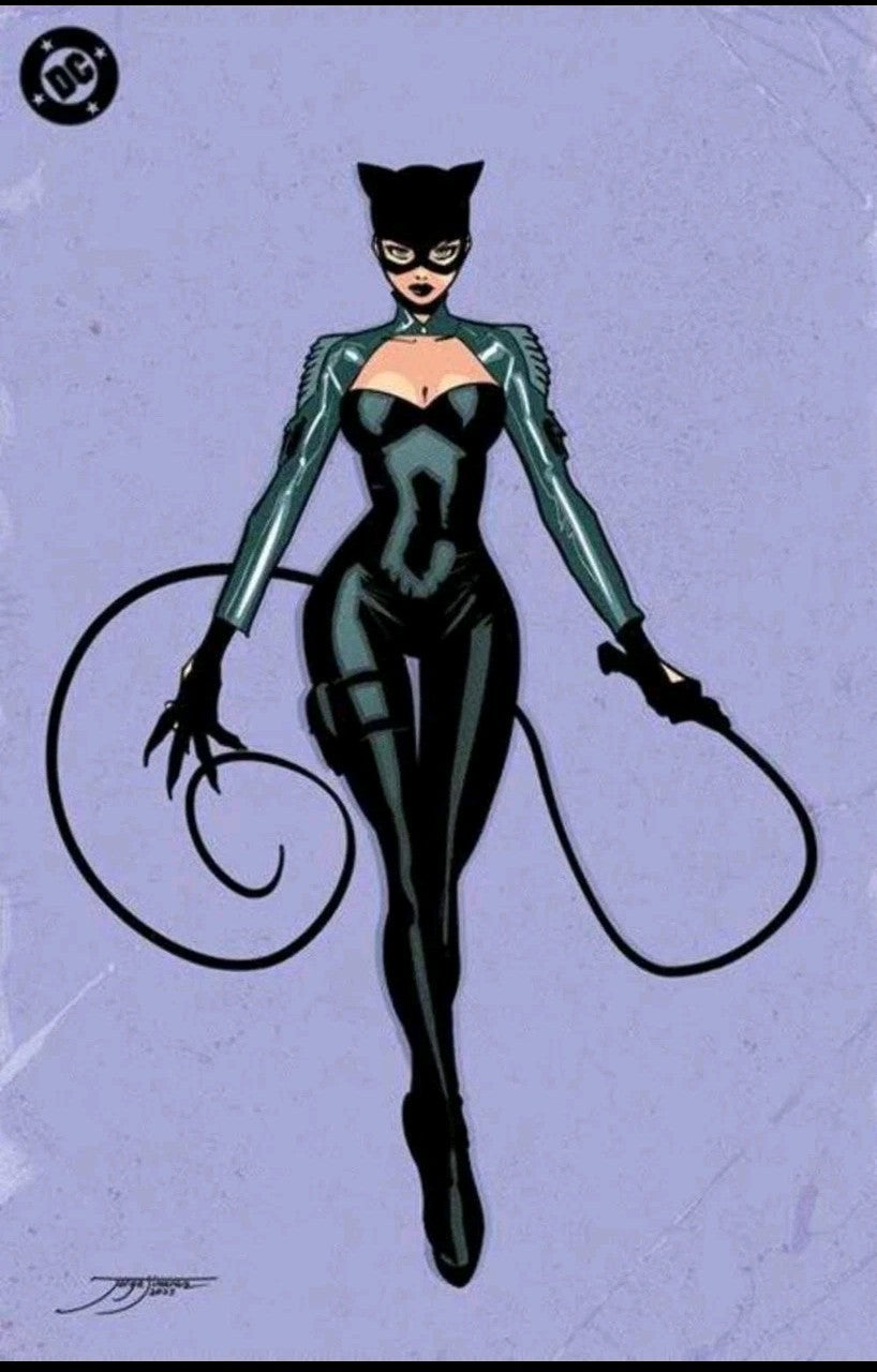 Catwoman #85 Cover G Jorge Jimenez Corner Box Spot Foil Variant