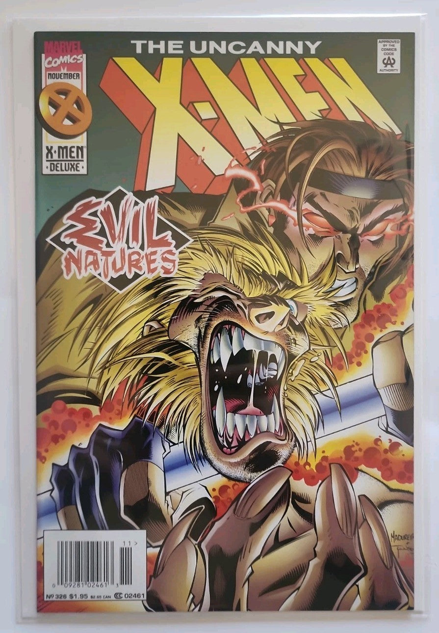 Uncanny X-Men #326 Vol. 1 1995 Marvel Comics High Grade Comic Book Eb-2 